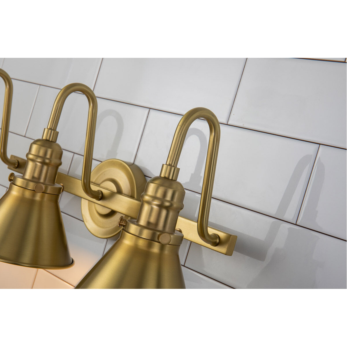 Provence 3 Light 24 inch AGB Bath Light Wall Light in Antique Brass